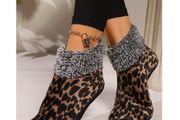 Cute Leopard Print Shoes size 5