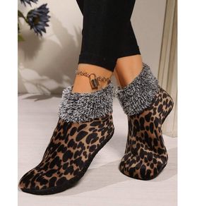 Cute Leopard Print Shoes size 5
