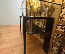 Modern Glass Console Table Hall Table