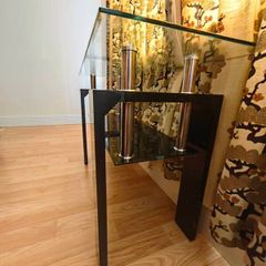 Modern Glass Console Table Hall Table