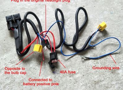 MK2 Golf Upgraded Headlamp Wiring Harness