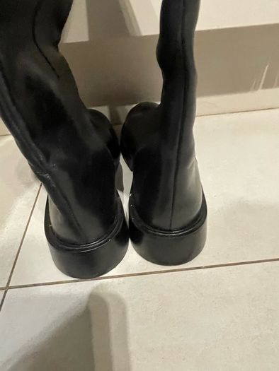 tall boots riding black women Jigsaw size 5 BNWT