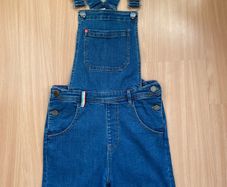 Joules denim dungaree shorts 11 years