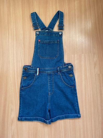 Joules denim dungaree shorts 11 years