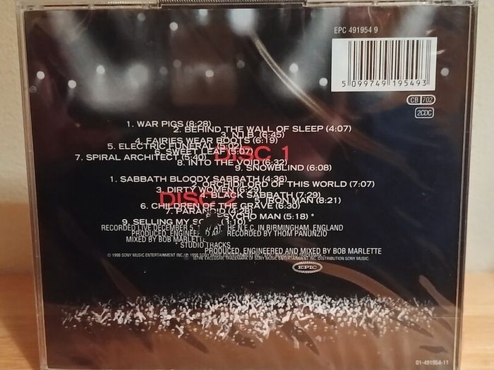 Black Sabbath Reunion 2 CD Album