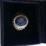 Vintage 9ct Yellow Gold  Hallmarked Gents Oval Shape  Black Onyx Ring size P - 3,6g Image 5
