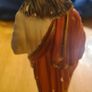 Vintage Statue Of The Sacred Heart. 23cm (9inches) X 7 Cm Wide (3 Inches). In Good Condition. See Photos For Same. Image 10