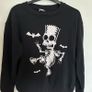 Bart Simpson Halloween Spooky sweatshirt Image 2