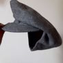 Ladies Vintage Grey Felt Cap Image 3