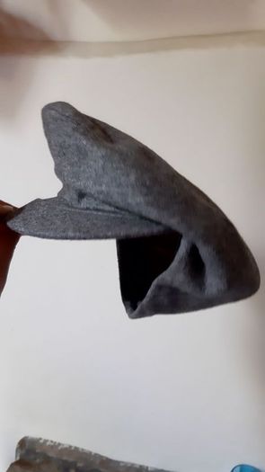 Ladies Vintage Grey Felt Cap