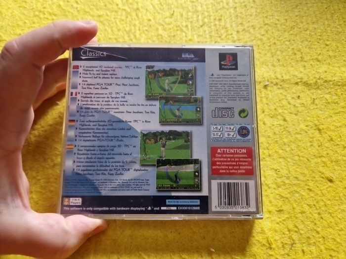 PGA Tour 96 PlayStation1 Ps1 PlayStation2 Ps2 games Original
