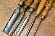5 bevel edge chisels, Marples &amp; Sorby