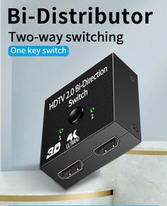 HDMI-Compatible Splitter 4K Switch KVM Bi-Direction 1x2/2x1 HDMI-compatible Switcher 2 in1 Out for PS4/3 TV Box Switcher Adapter
