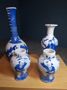 Chinese Vase Collection 18th -19th Century Miniature Vases