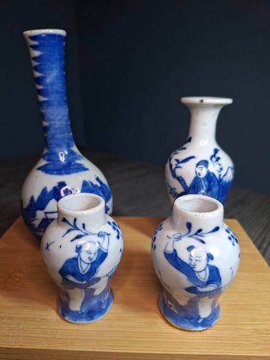 Chinese Vase Collection 18th -19th Century Miniature Vases