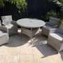 Rattan 4 seater table set Image 6