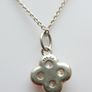 Vintage 925 Sterling Silver Pendant Necklace length 18" - 4g Image 6