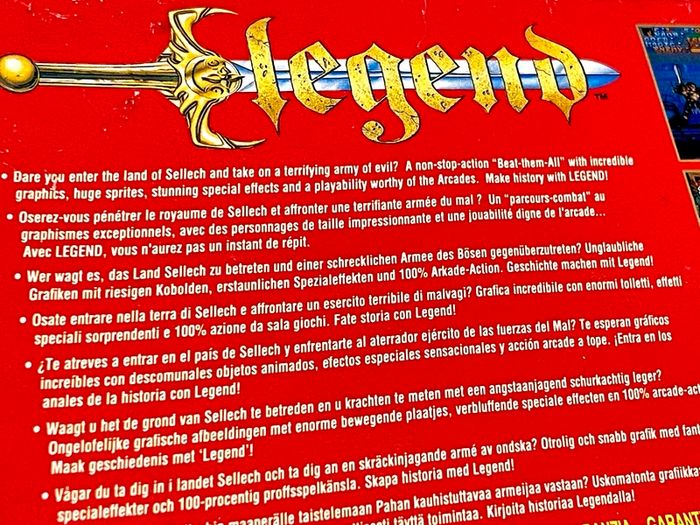 Legend for Nintendo SNES - Boxed