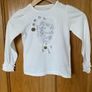 Brand New Girl's White "Snow Queen" Long Sleeve Top | 5 years Image 5