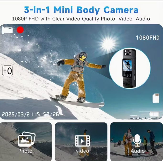 1080P Body Camera + Memory card