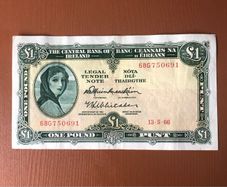 Irish one pound Lavery Note