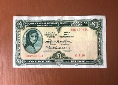 Irish one pound Lavery Note