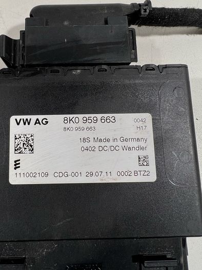 2012 Audi A6 C7 Voltage Stabiliser Regulator Module 8k0959663 A3l3b127g