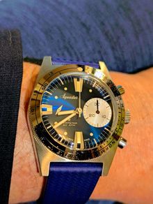 Aquastar Deepstar Blue Ray  Chronograph new