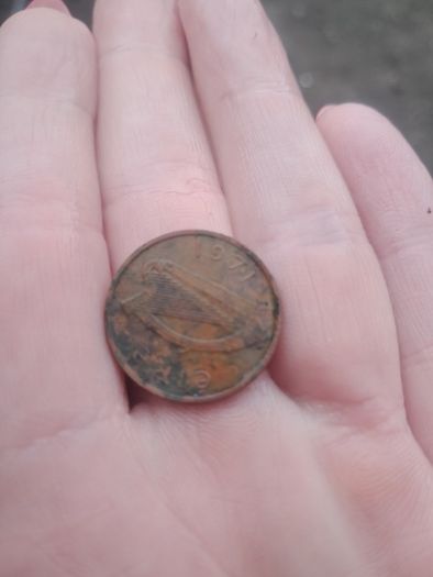 Vintage 1 penny coin