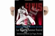 Elvis Presley Las Vegas 1970 Poster Reproduction A2 Size