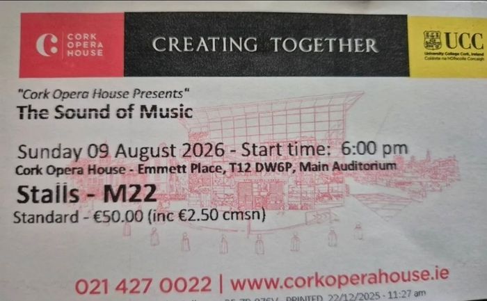 Two Sound Of Music Tickets