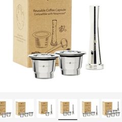Evergreen Reusable pods for Nespresso Original