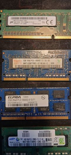memory ram laptop and pc.
