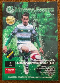 2018 Shamrock Rovers v Allmanna Idrottsklubben (AIK) - Europa League First Qualifying Round 1st leg Programme