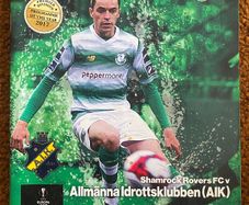 2018 Shamrock Rovers v Allmanna Idrottsklubben (AIK) - Europa League First Qualifying Round 1st leg Programme