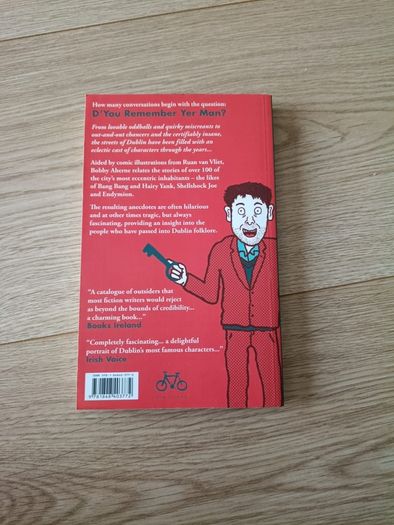 Do you remember yer man a portrait of Dublin's famous characters by Bobby Aherne in good condition with FREE STANDARD POSTAGE INCLUDED