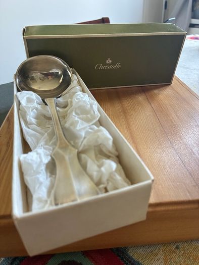 Christofle Silver plated Sauce Spoon