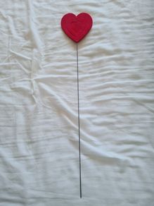 Heart Shaped Pick for Flower Arrangement