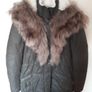 Wax Parka Coat - Removable collar - Khaki - UK 8 - BNWT RRP 100 Image 2