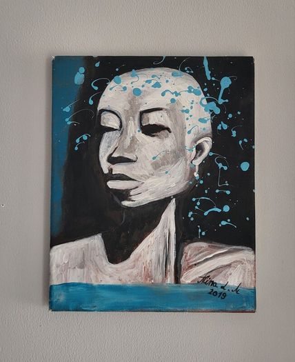 Original acrylic painting on canvas!