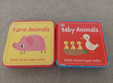 Pair of 2 Super Soft Foam Books