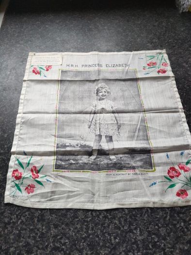 1931 H.R.H Elizabeth Hankerchief