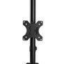 Brand-new premium Dual Vertical Monitor Desk Mount with Grommet 13" to 32" Image 4