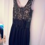 Lipsy Black and Pink Dress - Size 6 Image 3