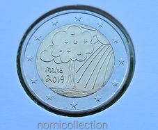 Malta 2019 years Uncirculated 2 Euro coin.