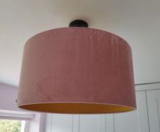 Ceiling Shade - Pink Velvet