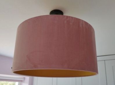 Ceiling Shade - Pink Velvet