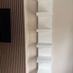 ikea shelf and mirror