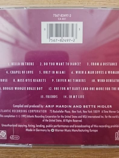 Bette Midler - Experience The Divine. Greatest Hits.