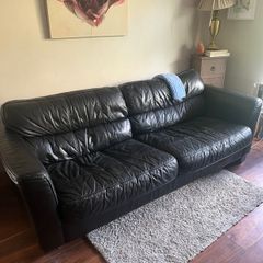 Genuine leather sofa